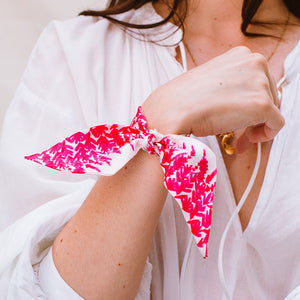 Silk Bracelet Sunset, 100% silk, Made in France
