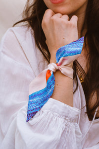 Silk Bracelet Dawn, 100% silk, Made in France
